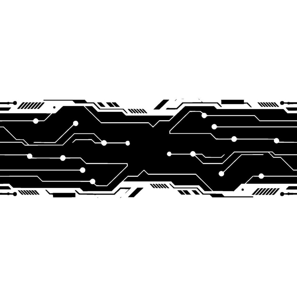 Abstract Technology Circuit Board Background. vector