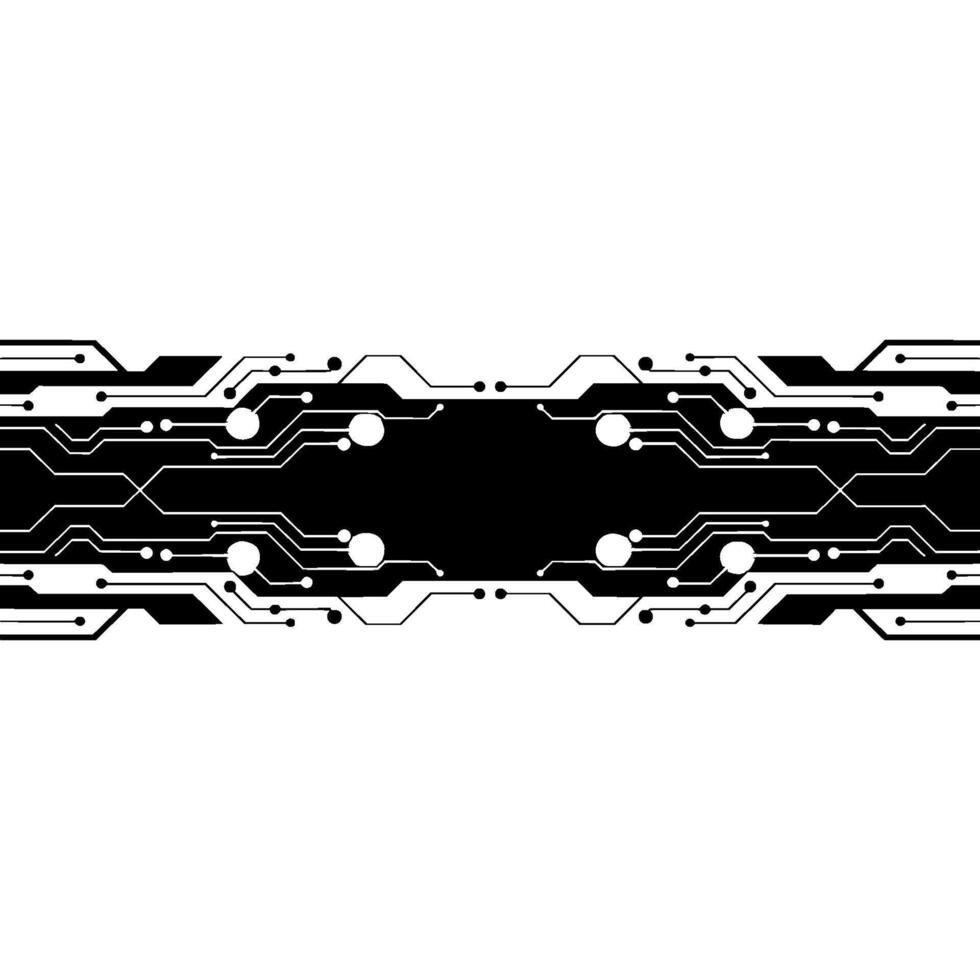 Abstract Circuit Board Modern Technology Background. vector