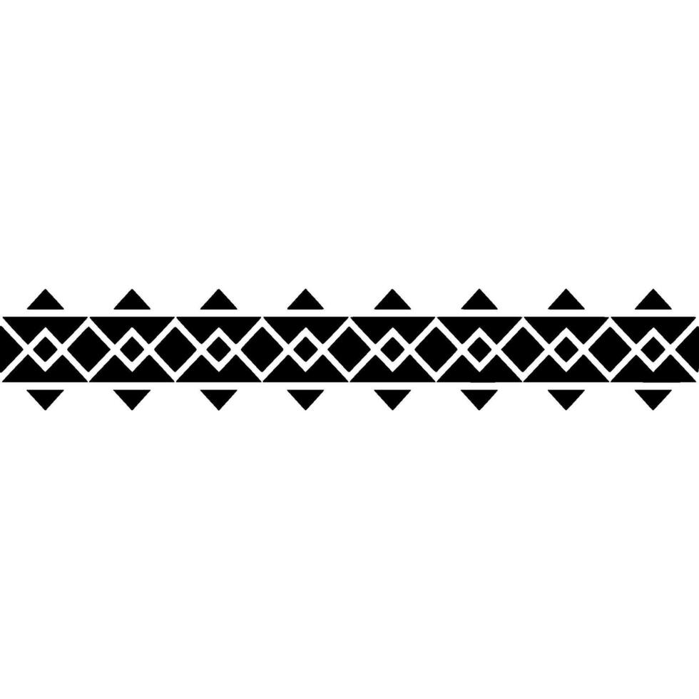 Geometric Black White Border Element. vector