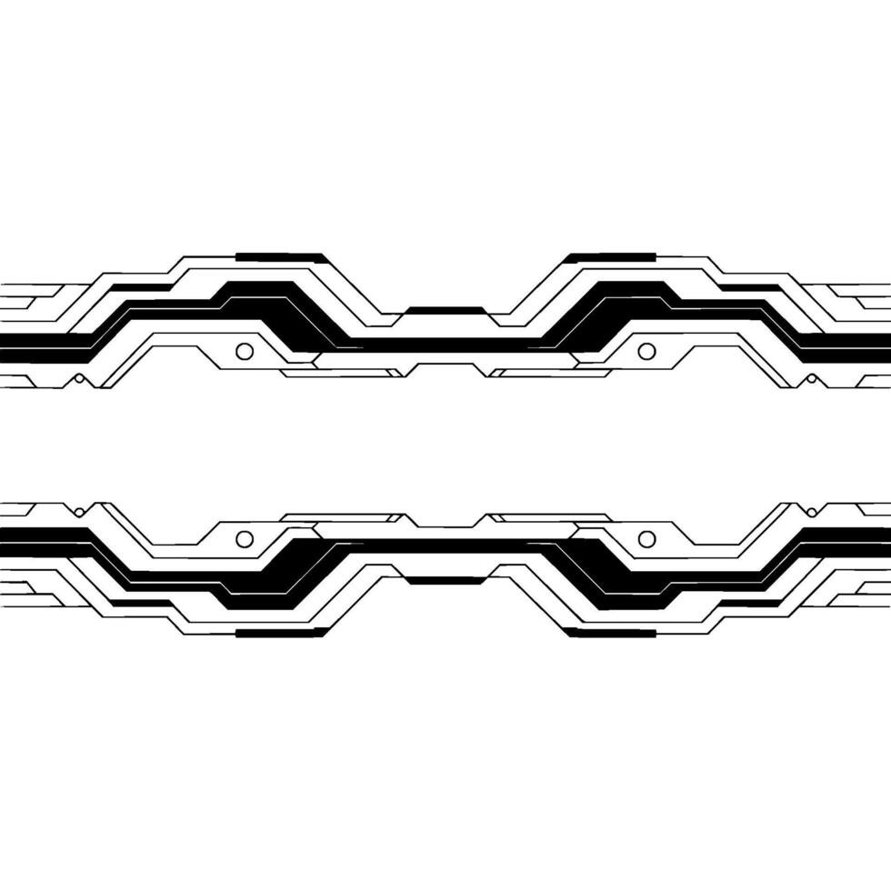 Minimalist Tech Abstract Circuitry Background. vector