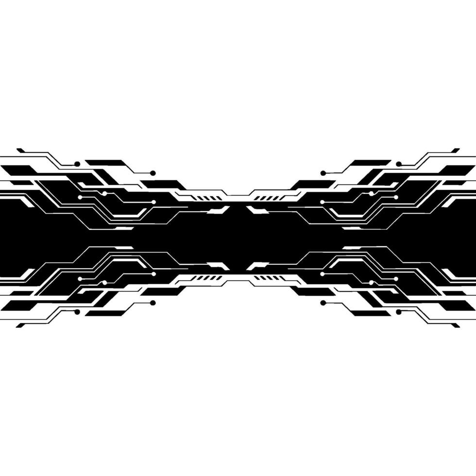 Futuristic Circuit Board Background. vector