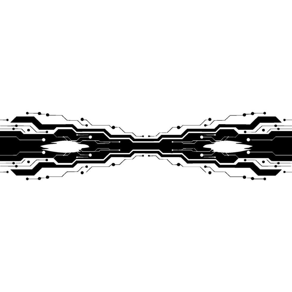 Abstract Tech Circuitry Background Minimalist. vector