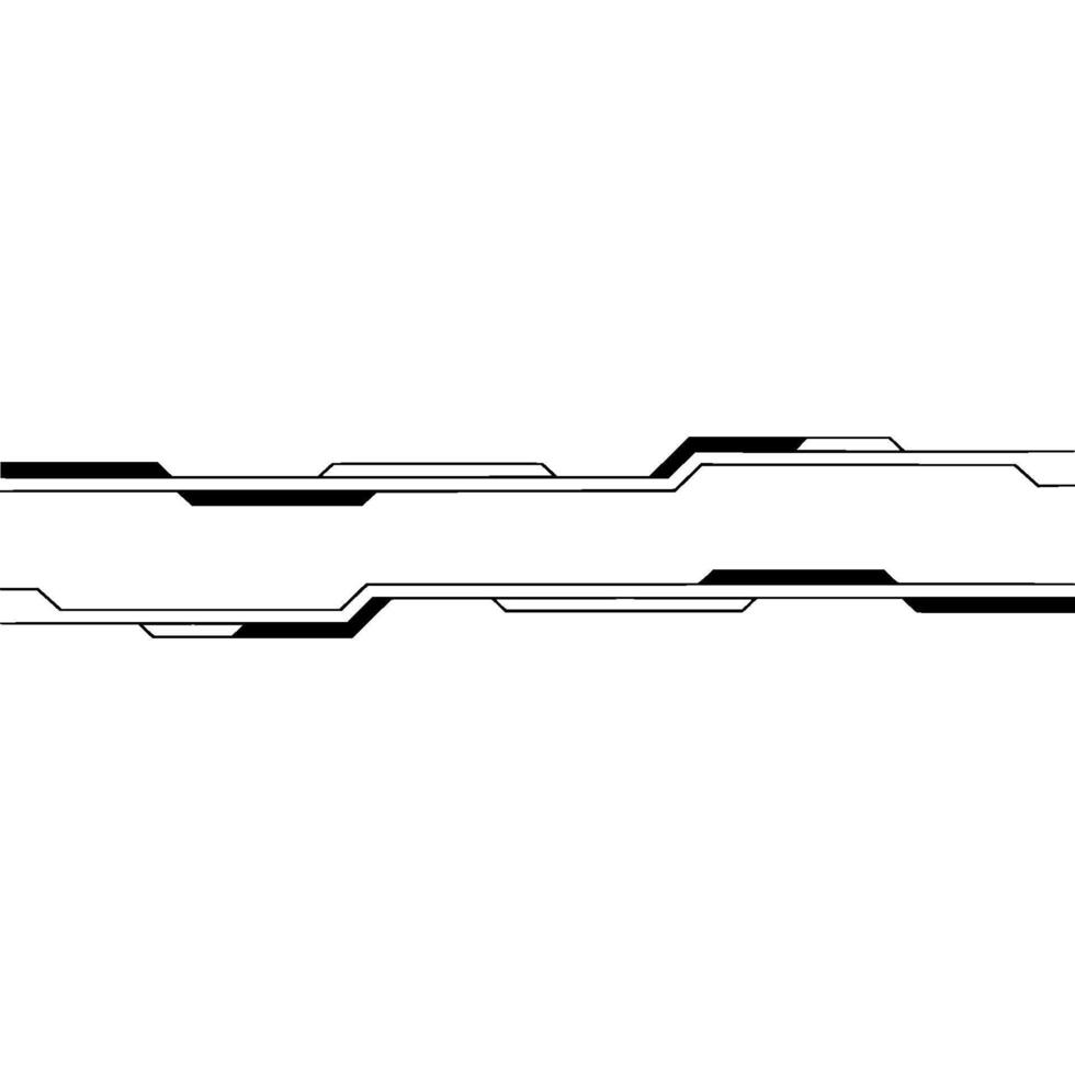 Minimalist Futuristic Interface Element on White Background. vector