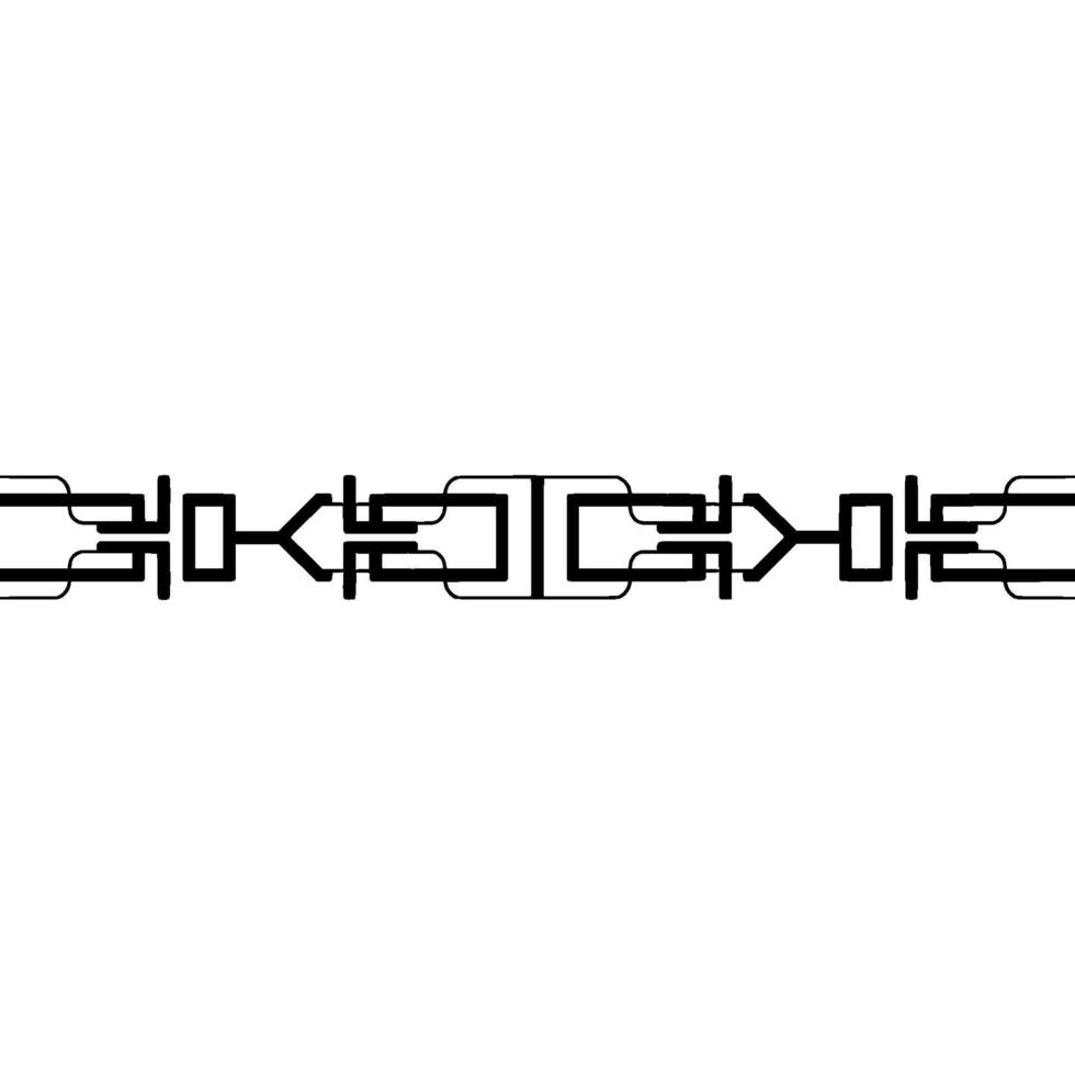 Abstract Geometric Line Art Modern Minimalist Pattern. vector