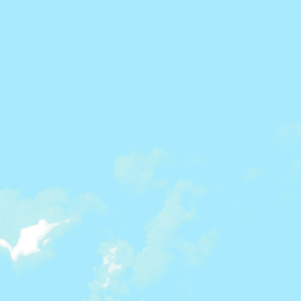 blue sky with cloud effect background vector