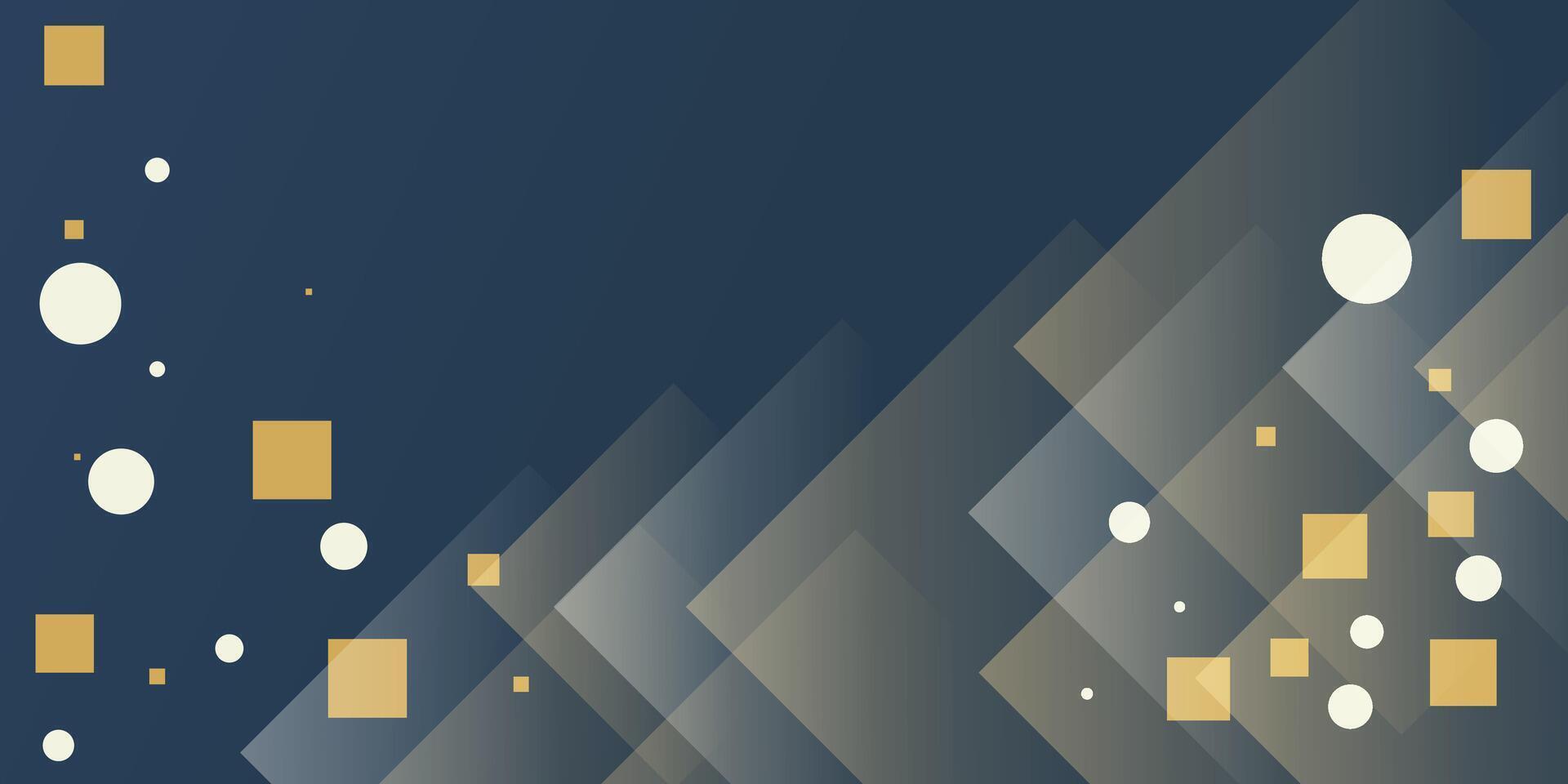 Modern geometric backdrop with squares. Abstract design element for banner backdrop presentation background vector