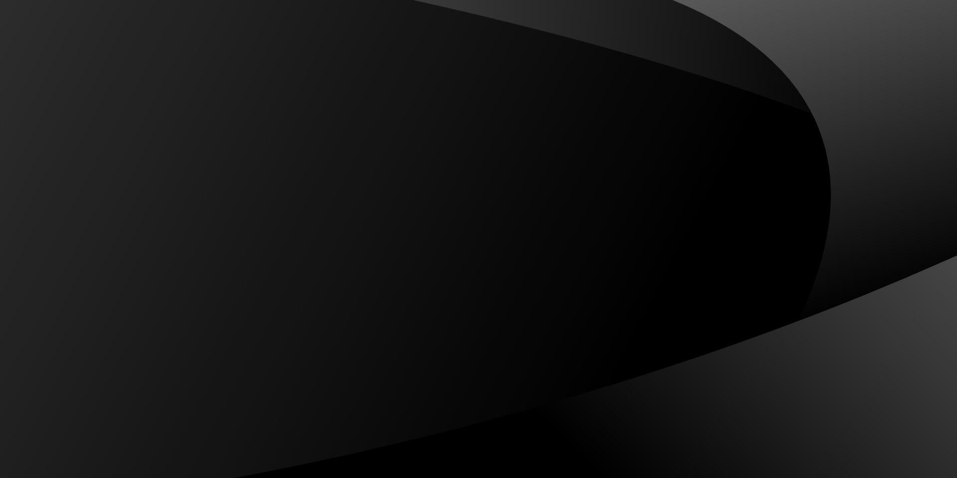 Abstract curves and dark tones. Abstract design element for banner backdrop presentation background vector