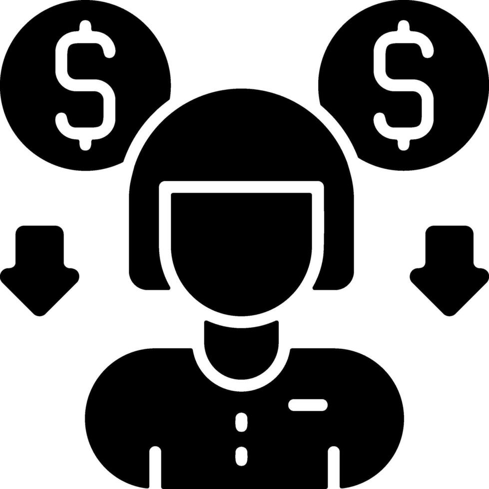 Affiliate Marketing Solid EPS Icon vector