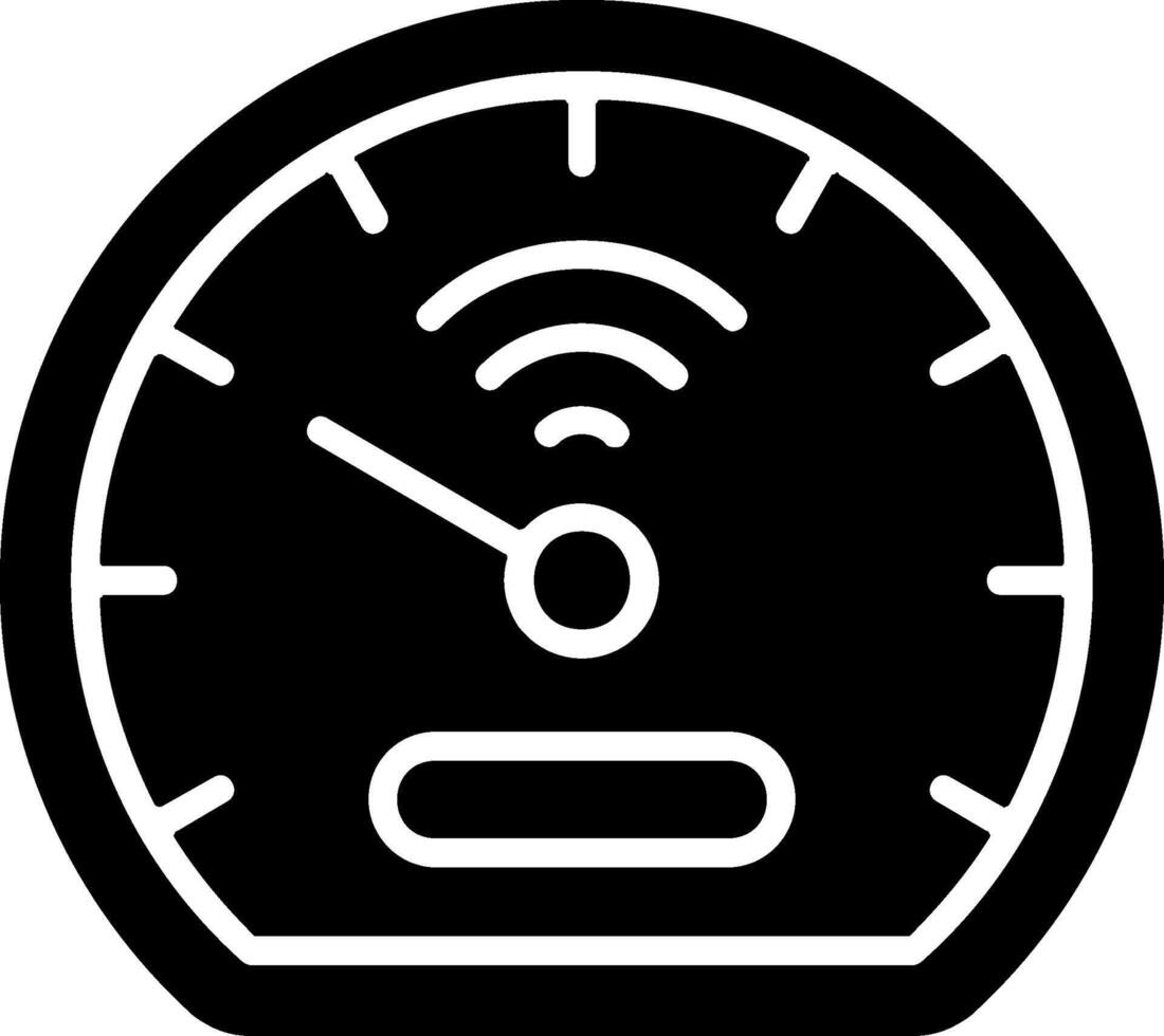 Smart Meter Solid EPS Icon vector