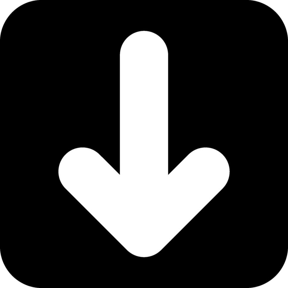 Arrow Square Up Solid EPS Icon vector