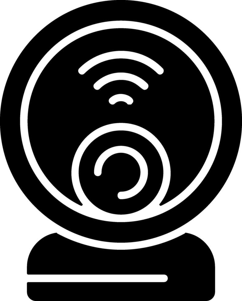 Smart Camera Solid EPS Icon vector