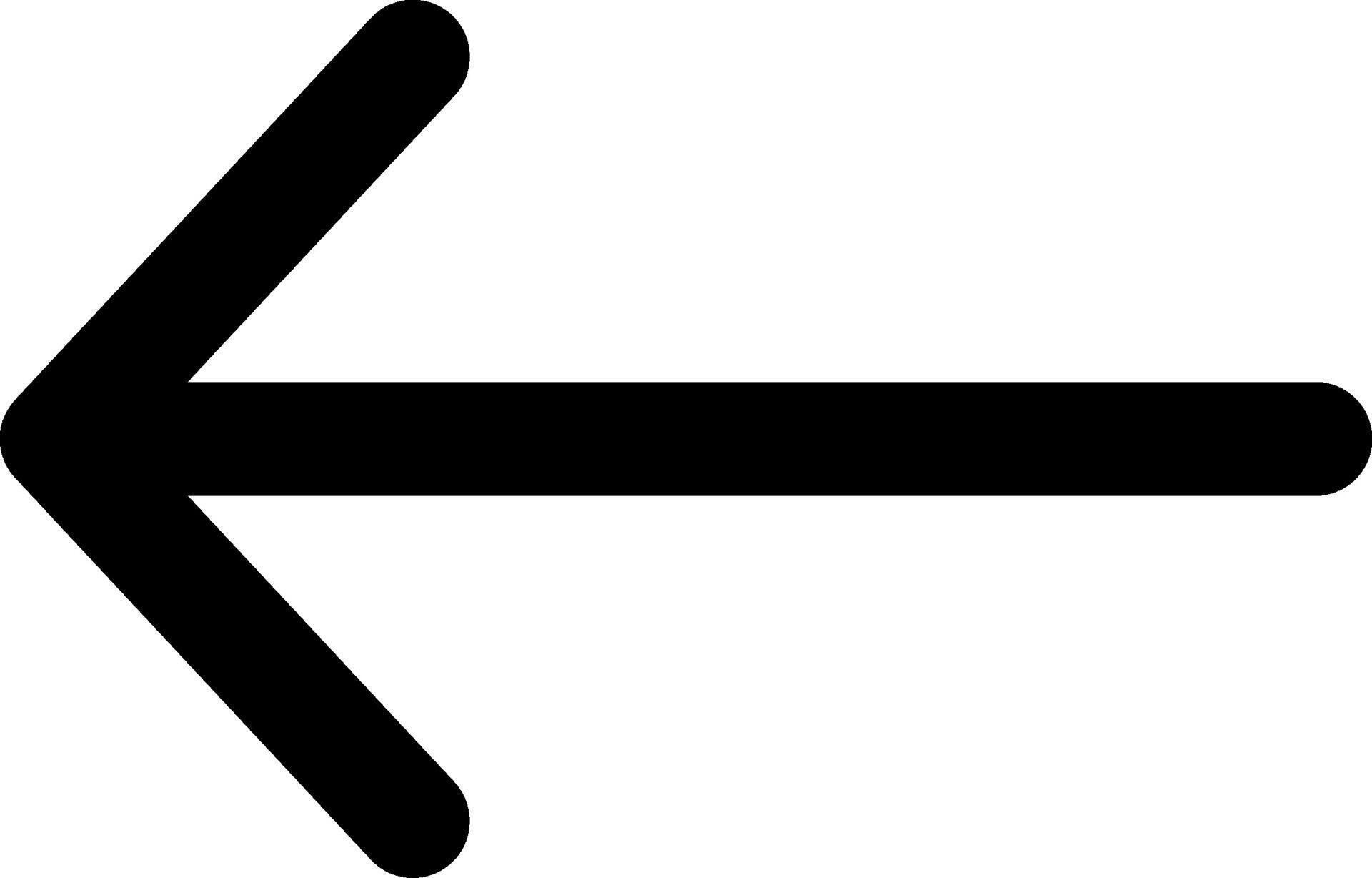 Arrow Thin Left Solid EPS Icon 66392820 Vector Art at Vecteezy