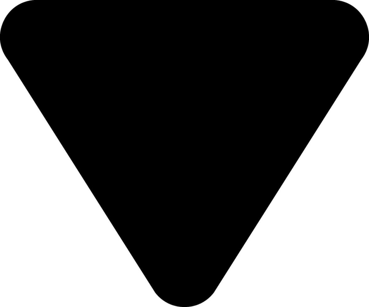 Arrow Bounded Down Solid EPS Icon vector