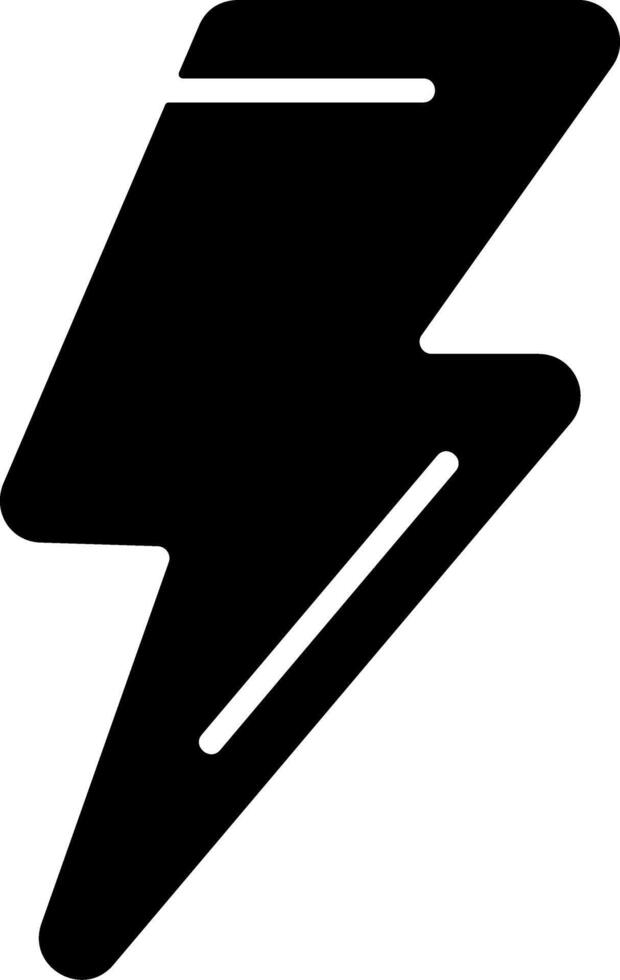 Flash Solid EPS Icon vector