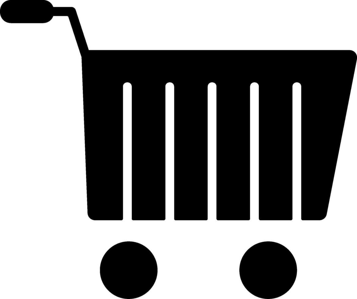 Shopping Cart Solid EPS Icon vector