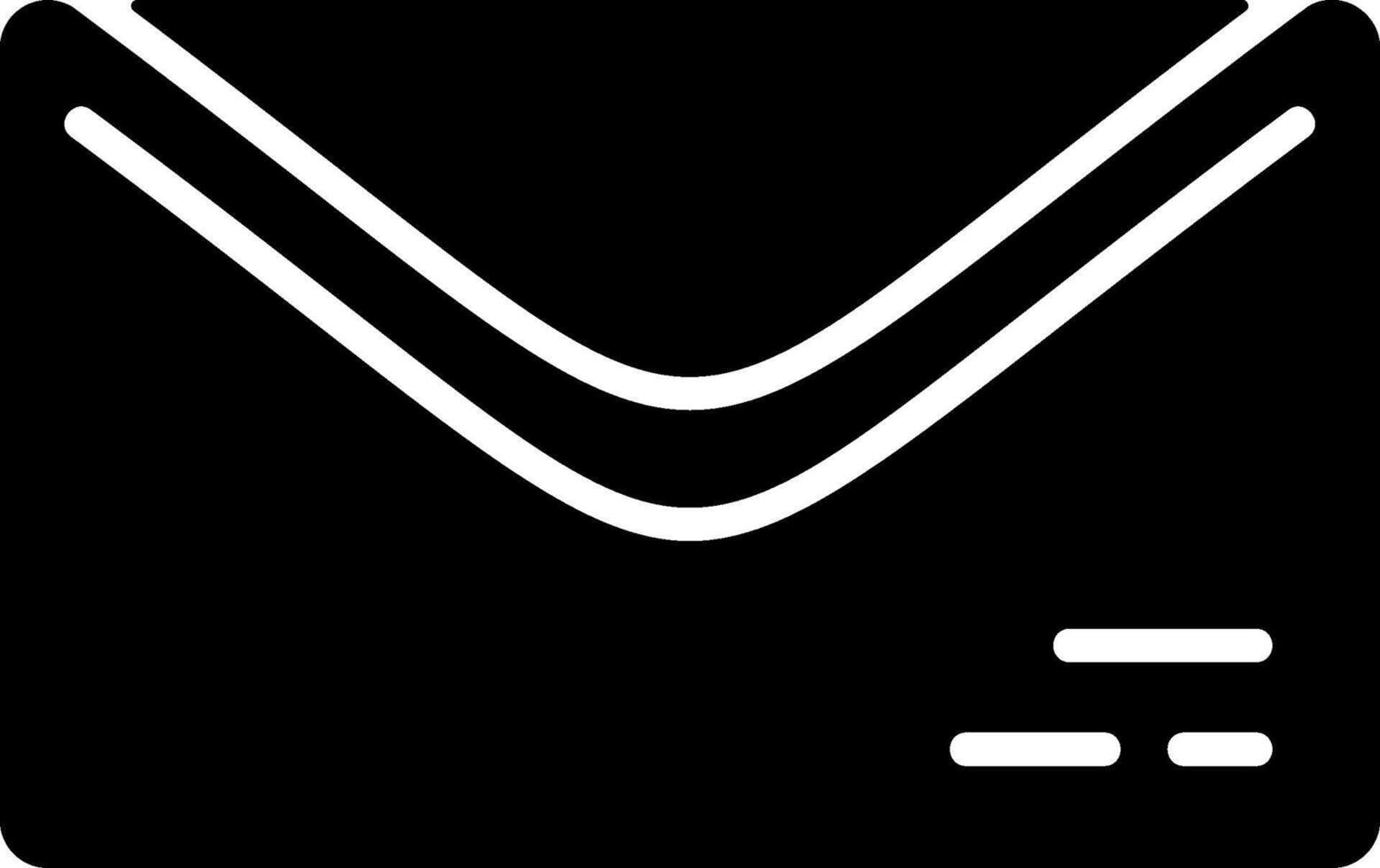 Email Envelope Solid EPS Icon vector