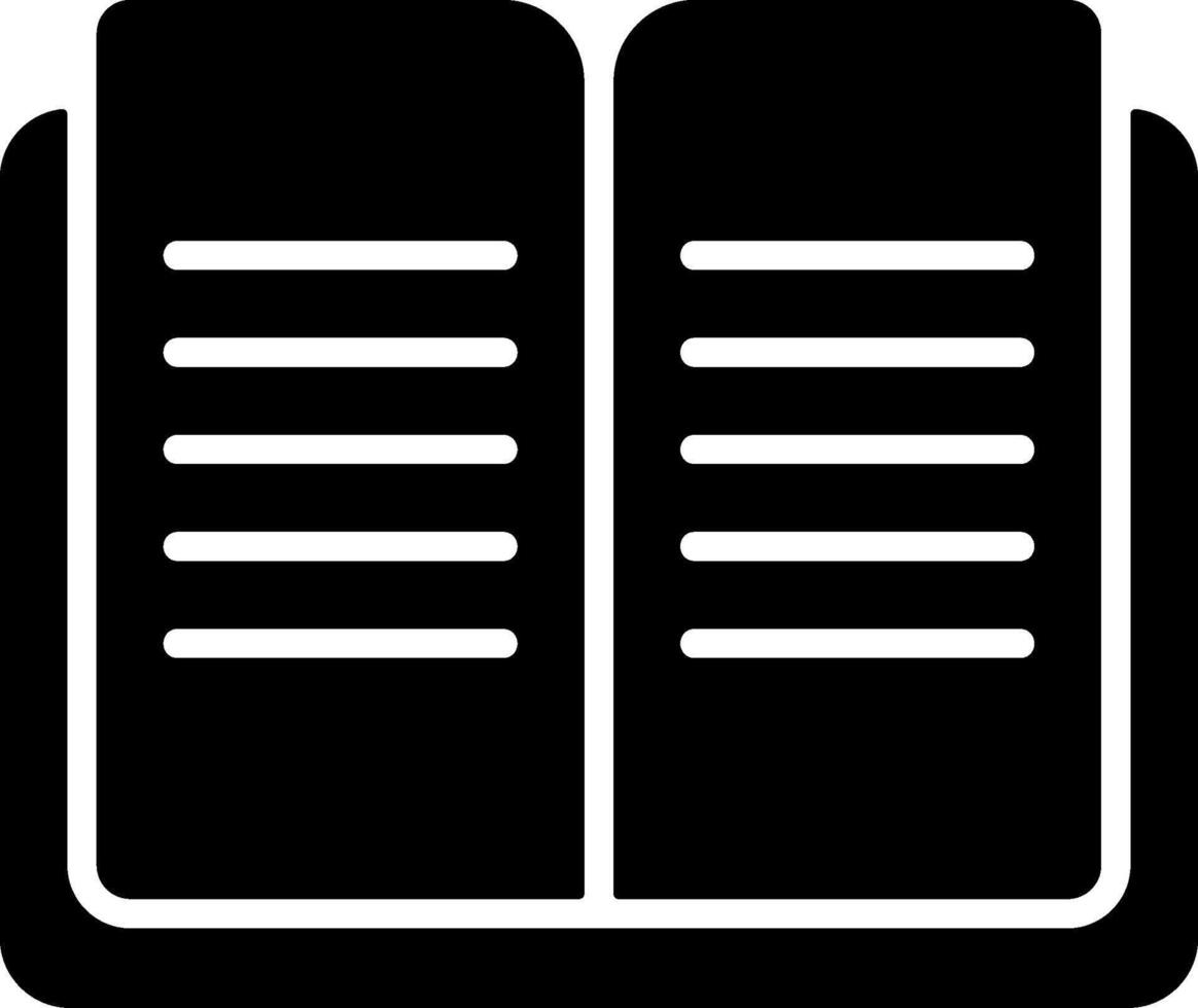 Book Solid EPS Icon vector
