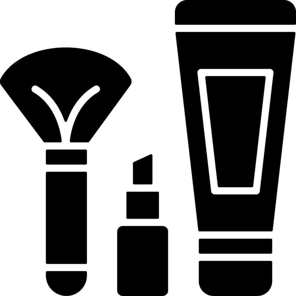 Cosmetics Solid EPS Icon vector
