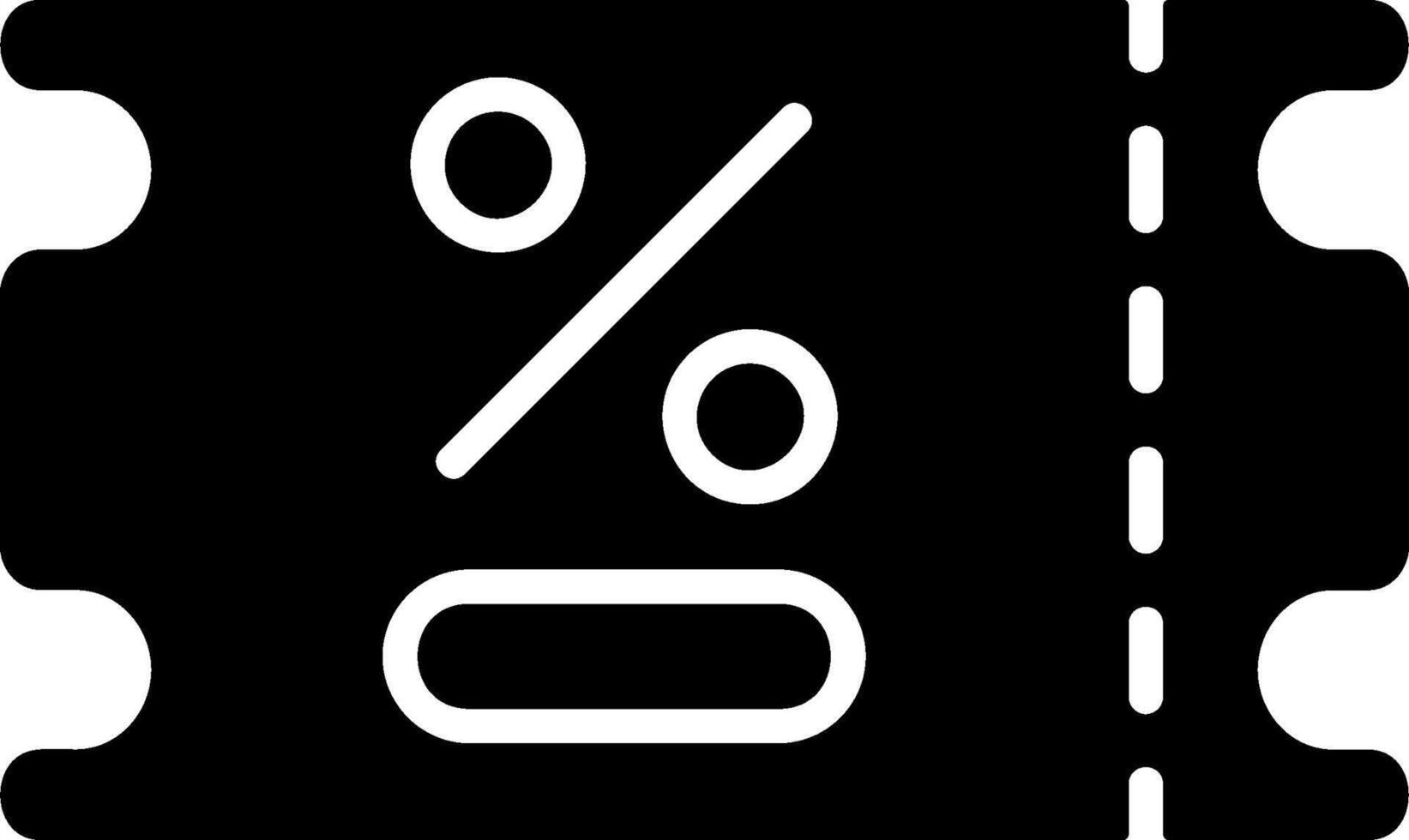 Voucher Solid EPS Icon vector