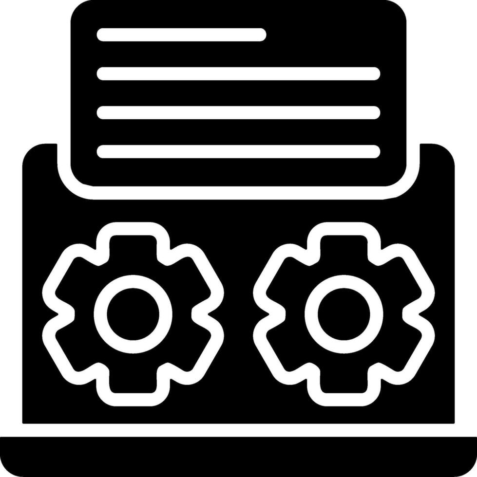 Collaboration Solid EPS Icon vector