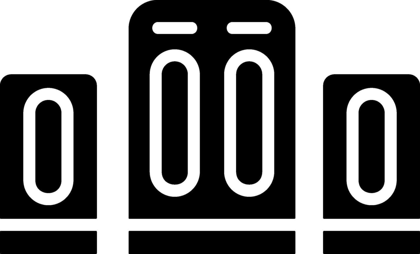 Home Theater System Solid EPS Icon vector