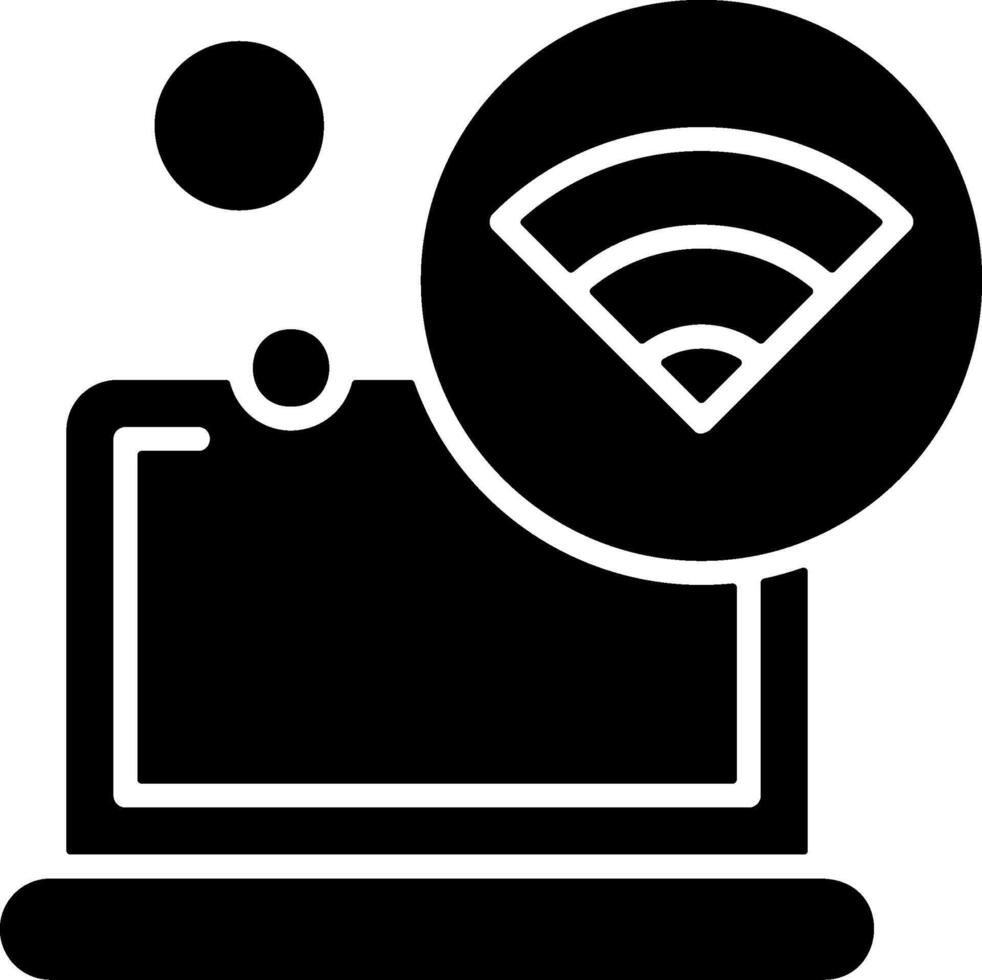 WIFI Solid EPS Icon vector