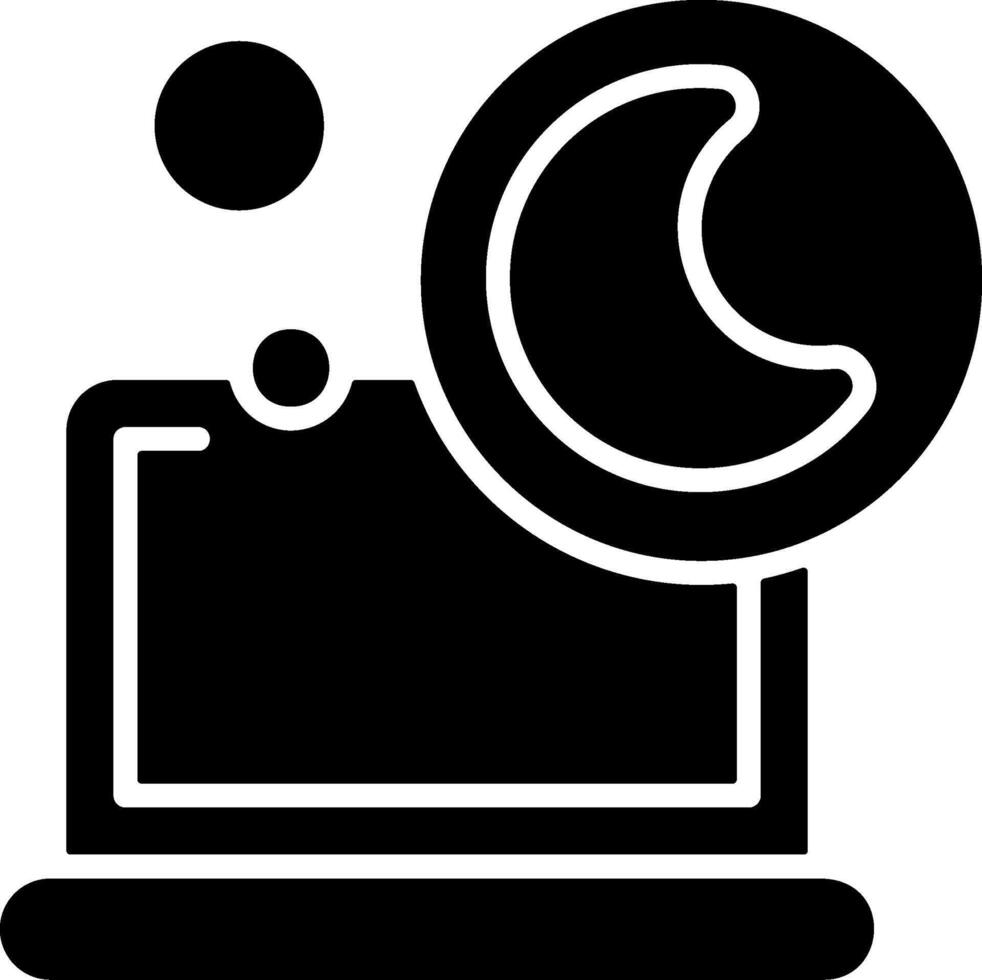 DND Solid EPS Icon vector