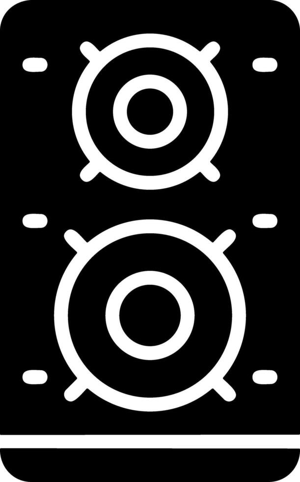 Speaker Solid EPS Icon vector
