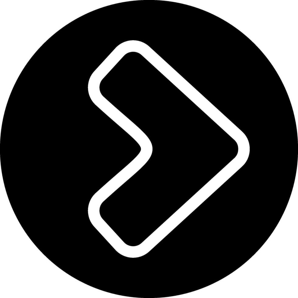 Black Forward Graphic Icon Design vector