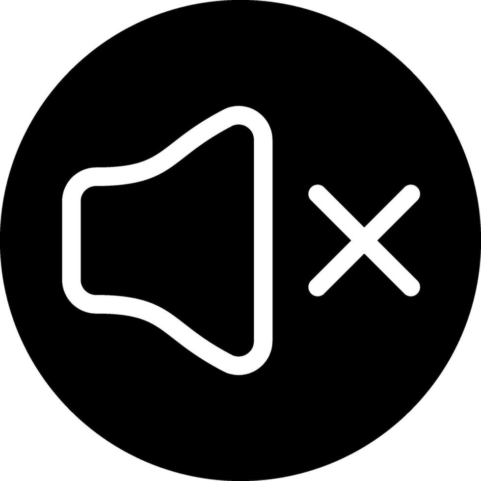 Mute Graphic Icon Design vector