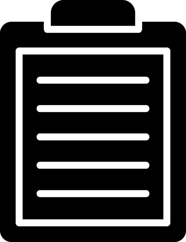 Clipboard Graphic Icon vector
