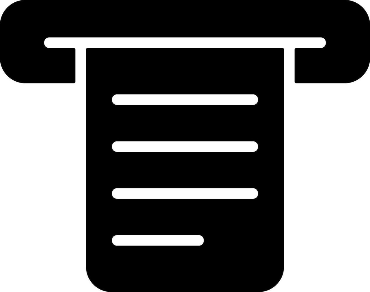 Bill Graphic Icon vector