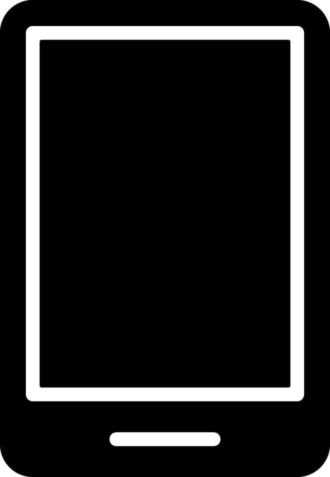 Mobile Solid Style Icon vector