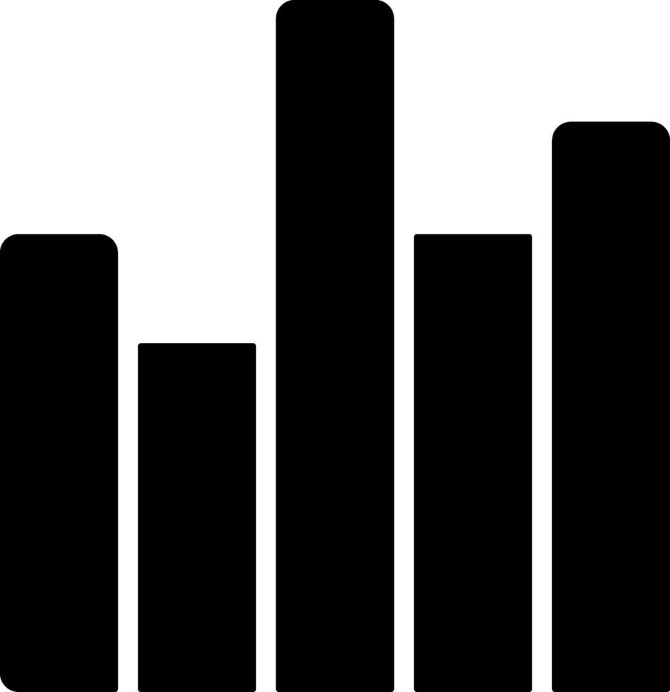 Bar Chart Graphic Icon Design vector