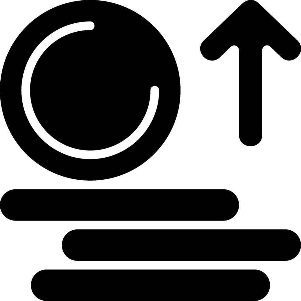 Profit Solid Style Icon vector