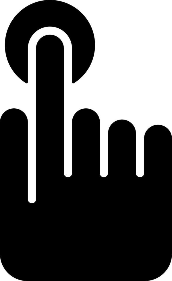 Pay Per Click Solid Style Icon vector
