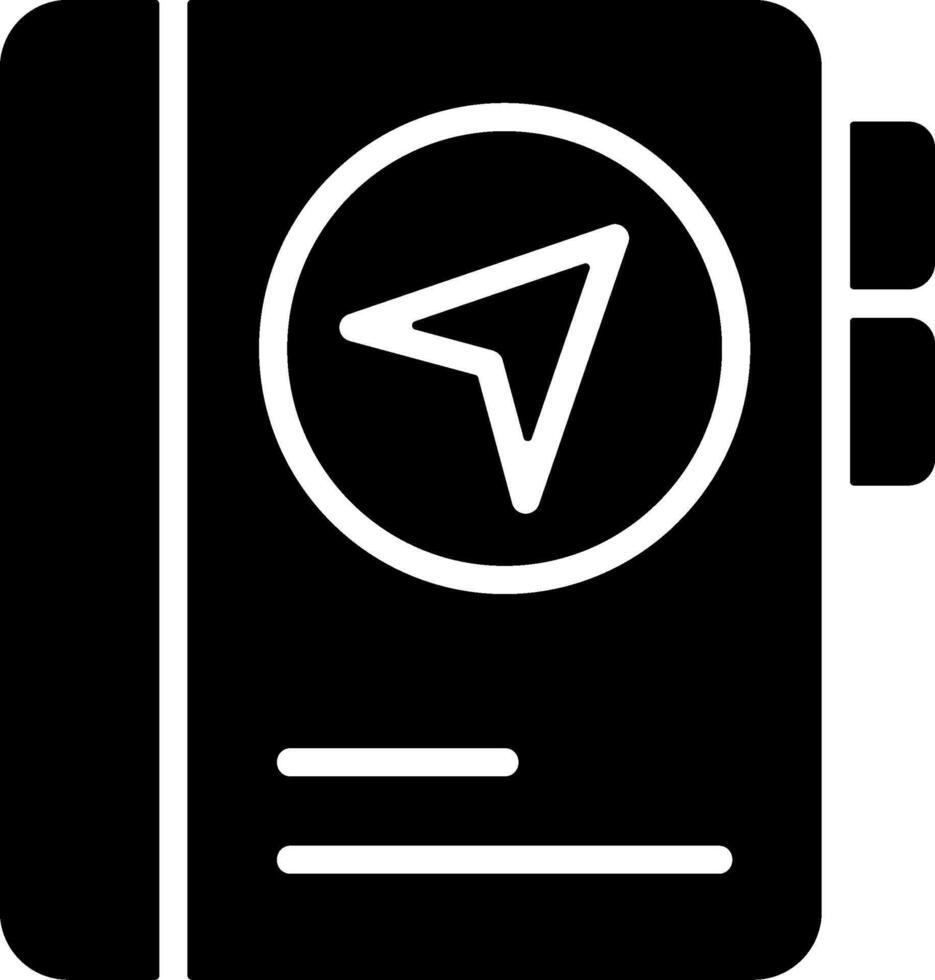 Black Style Share Contact Graphic Icon vector