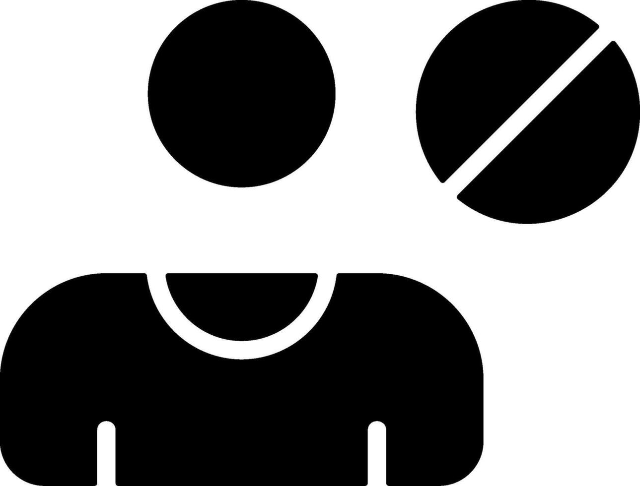 Black Style Block Contact Icon vector