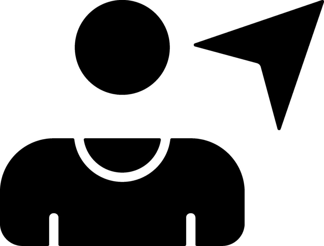 Black Style Share Contact Icon vector