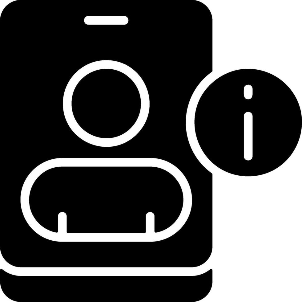 Contact Info Graphic Icon Design vector