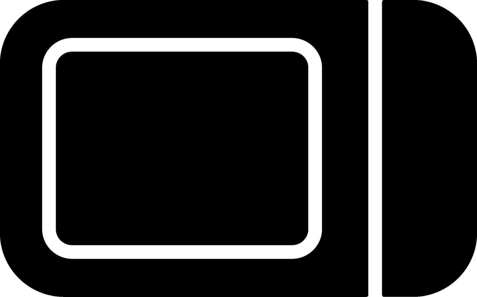 Rename Solid Style Icon vector