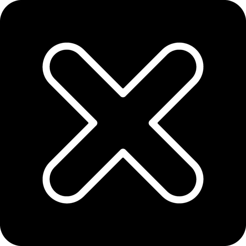 Crossmark Graphic Icon Design vector