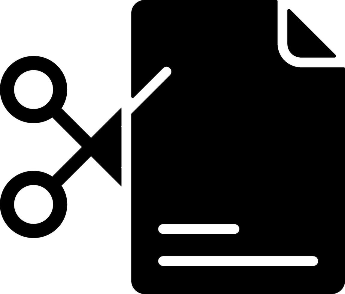 Black Style Cut Graphic Icon Design vector