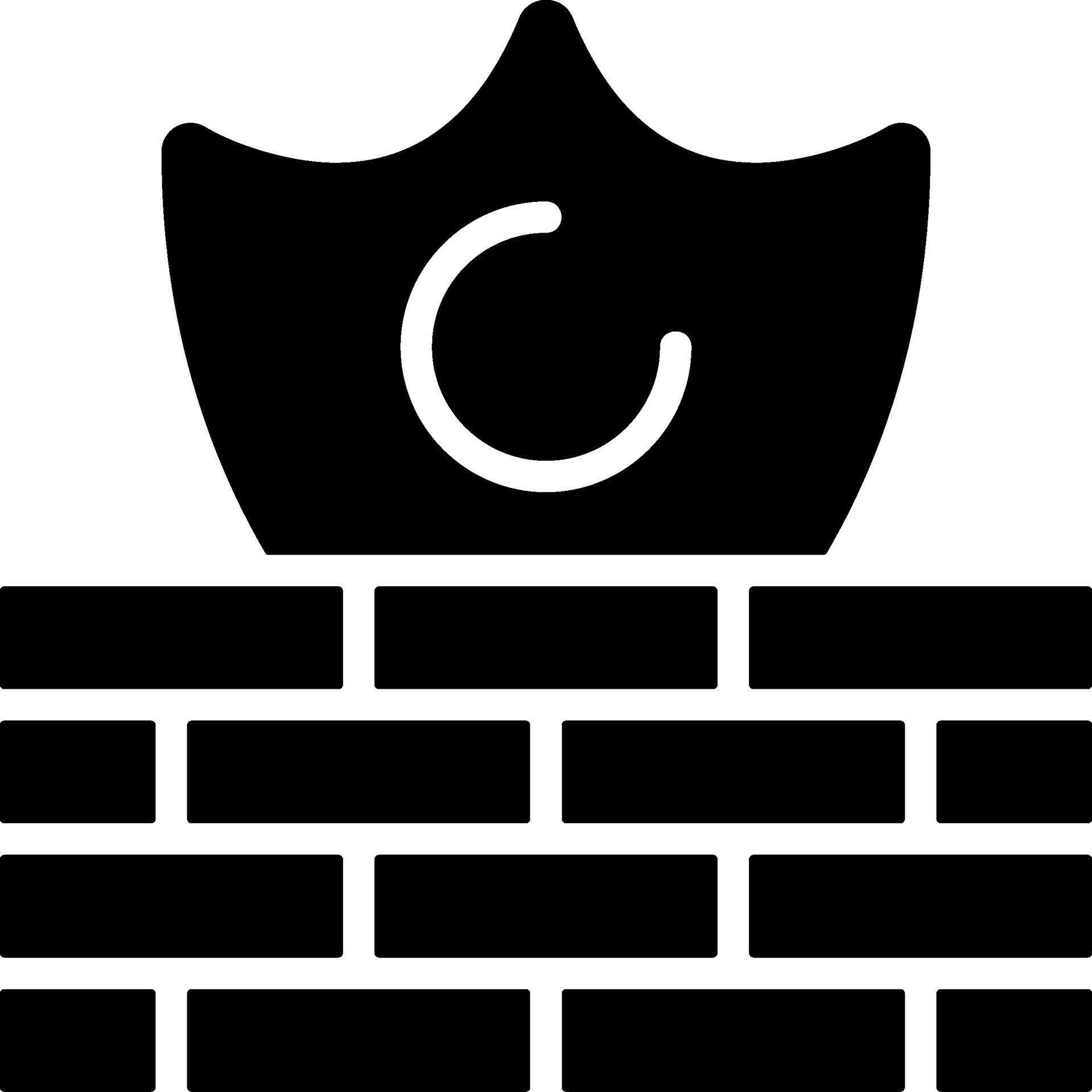 Firewall Solid Style Icon 66393482 Vector Art at Vecteezy