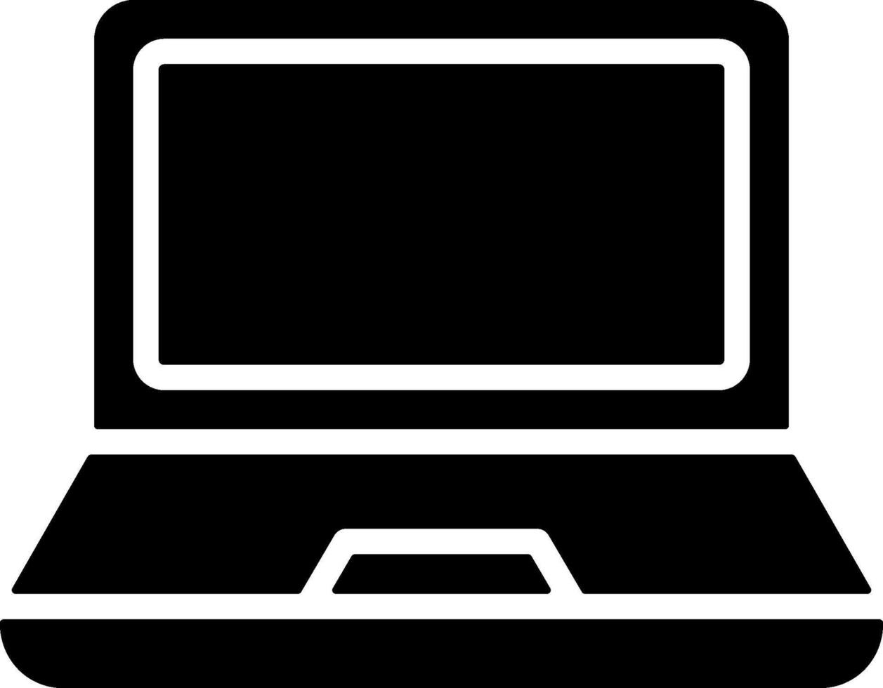 Laptop Graphic Icon Design vector