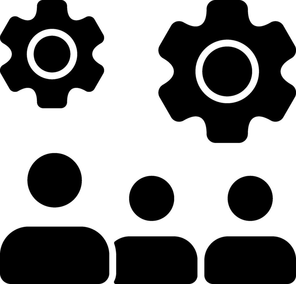 Leadership Development Solid Style Icon vector