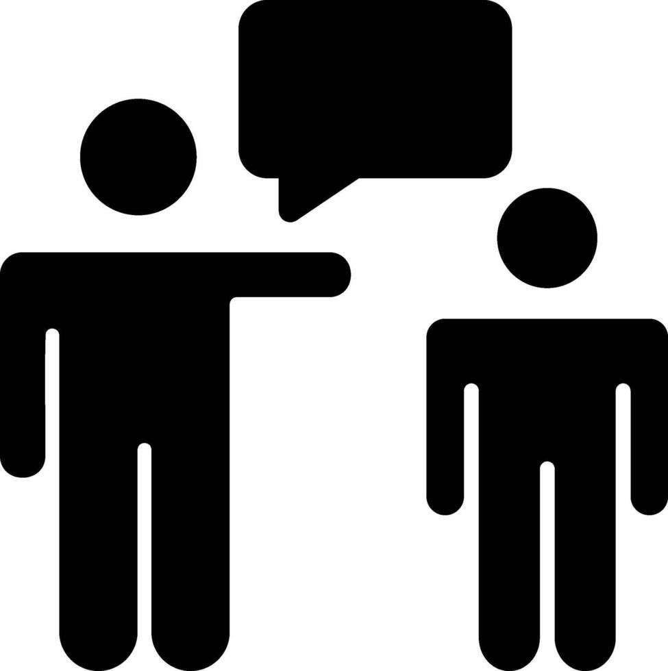 Mentorship Solid Style Icon vector