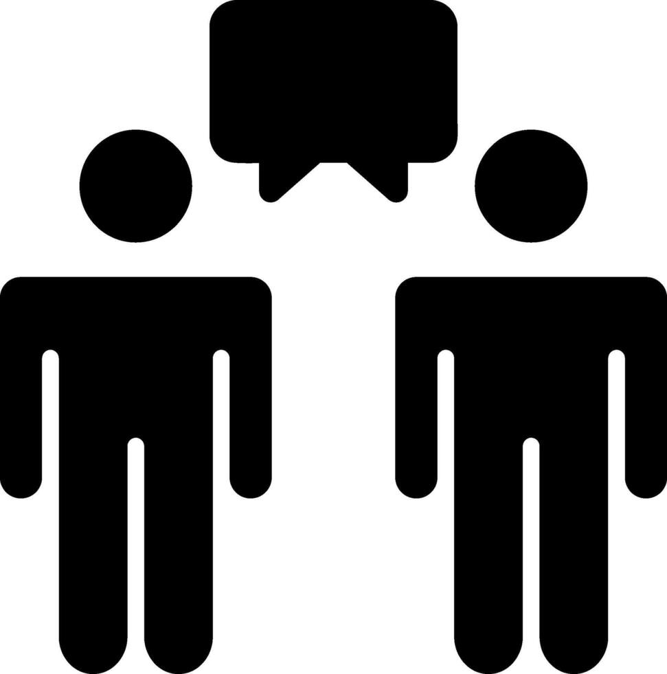 Business Communication Solid Style Icon vector