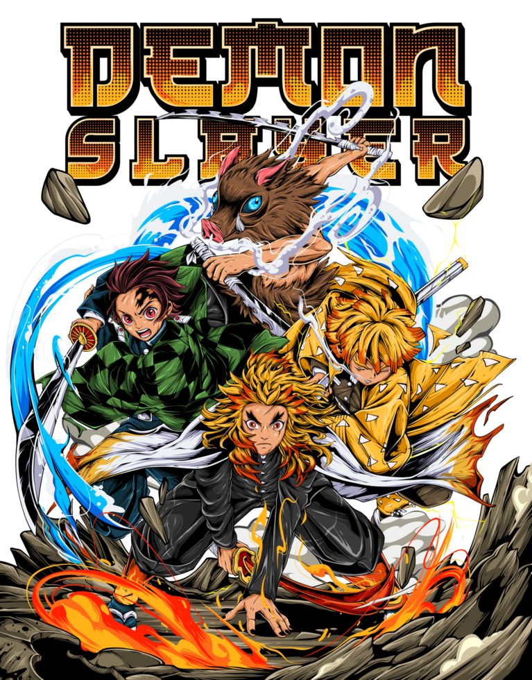 demon slayer all crew png