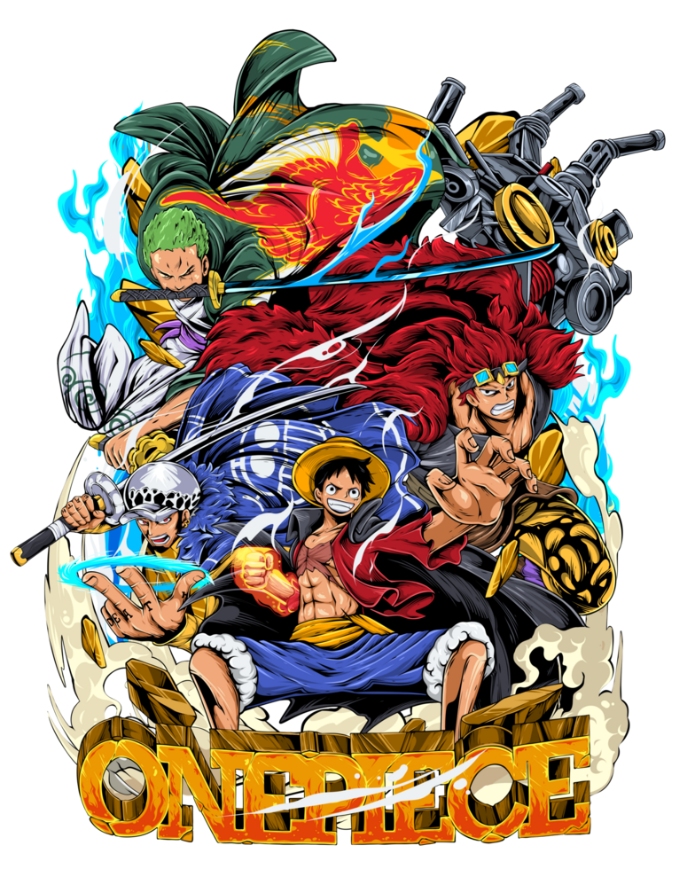 Onepiece with the demons png